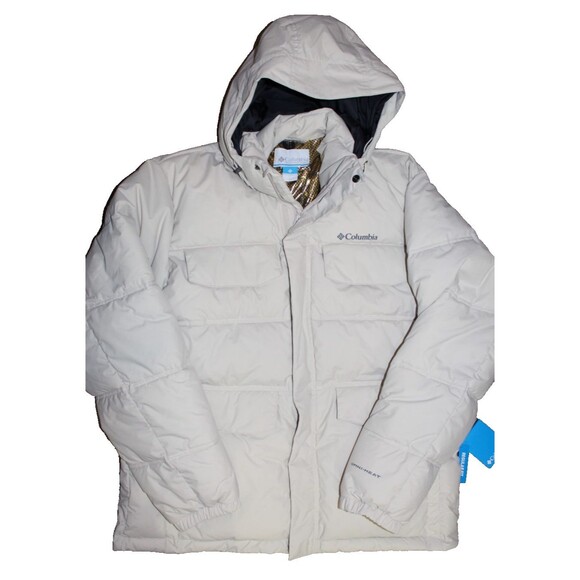 COLUMBIA WOMEN'S OMNI TECH LANDROAMER WINTER JACKET OFF WHITE SZ L NWT $220 - Picture 2 of 6